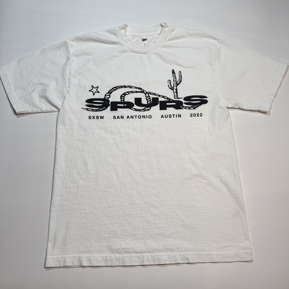 San Antonio Spurs x Politics Shirt Mens Medium White‎ SXSW 2022 NBA Basketball
